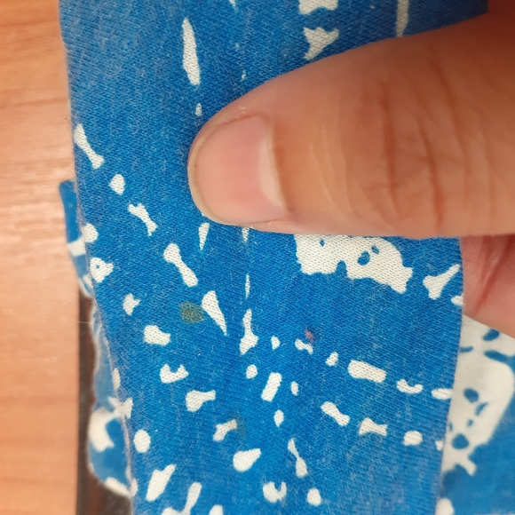 SANUK Royal blue and white fabric upper yoga mat footbed - Picture 5 of 7